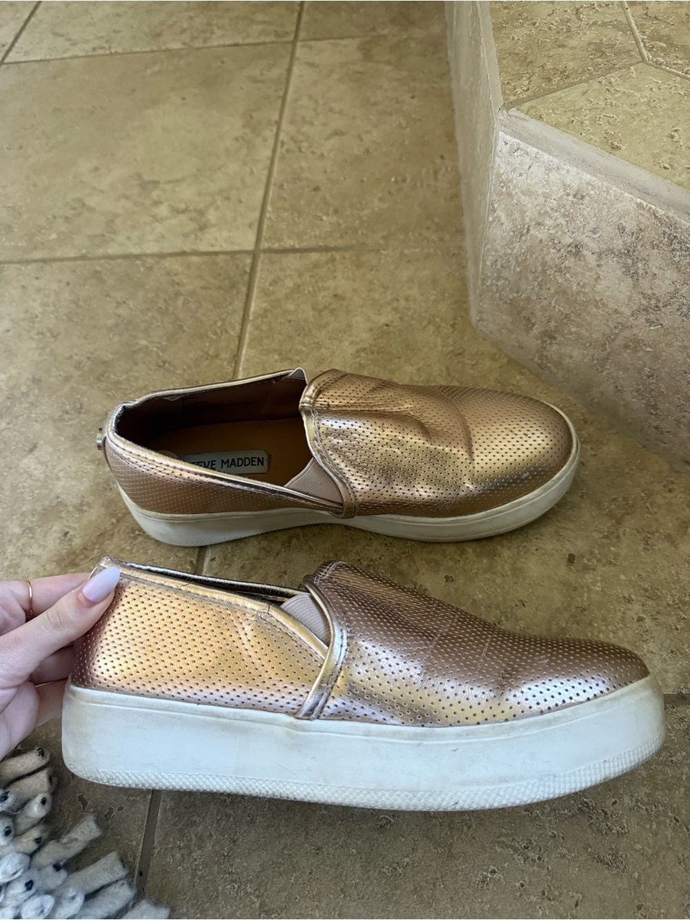 Steve Madden Platform Slip-Ons
